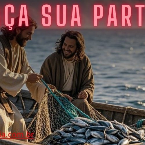 Quando Jesus nos orienta a lançarmos as redes é porque tem milagre. Não duvide e lance a sua rede!