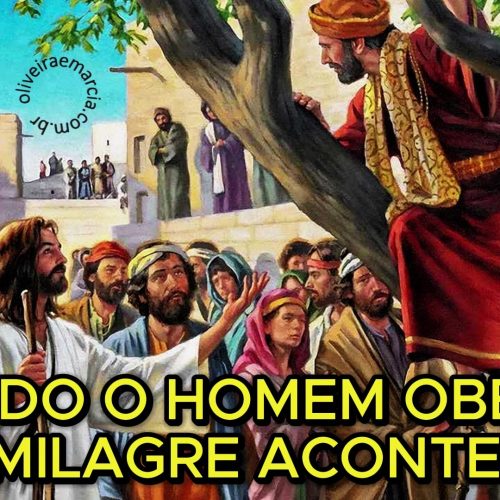 Quando o homem obedece o milagre acontece